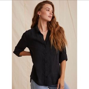 Bella Dahl Women's Shirt Tail Button Down - Vintage Black
